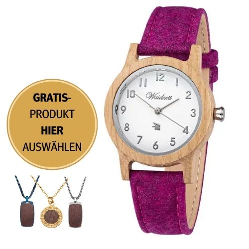 Damenuhr | Barrique Alpin & Silberarmband