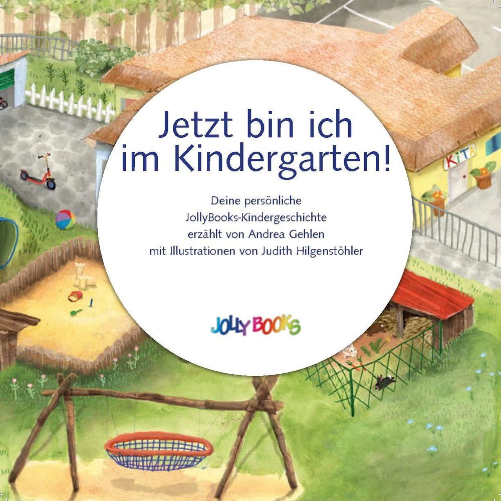 Buch Jetzt bin ich im Kindergarten! – personalisierbar