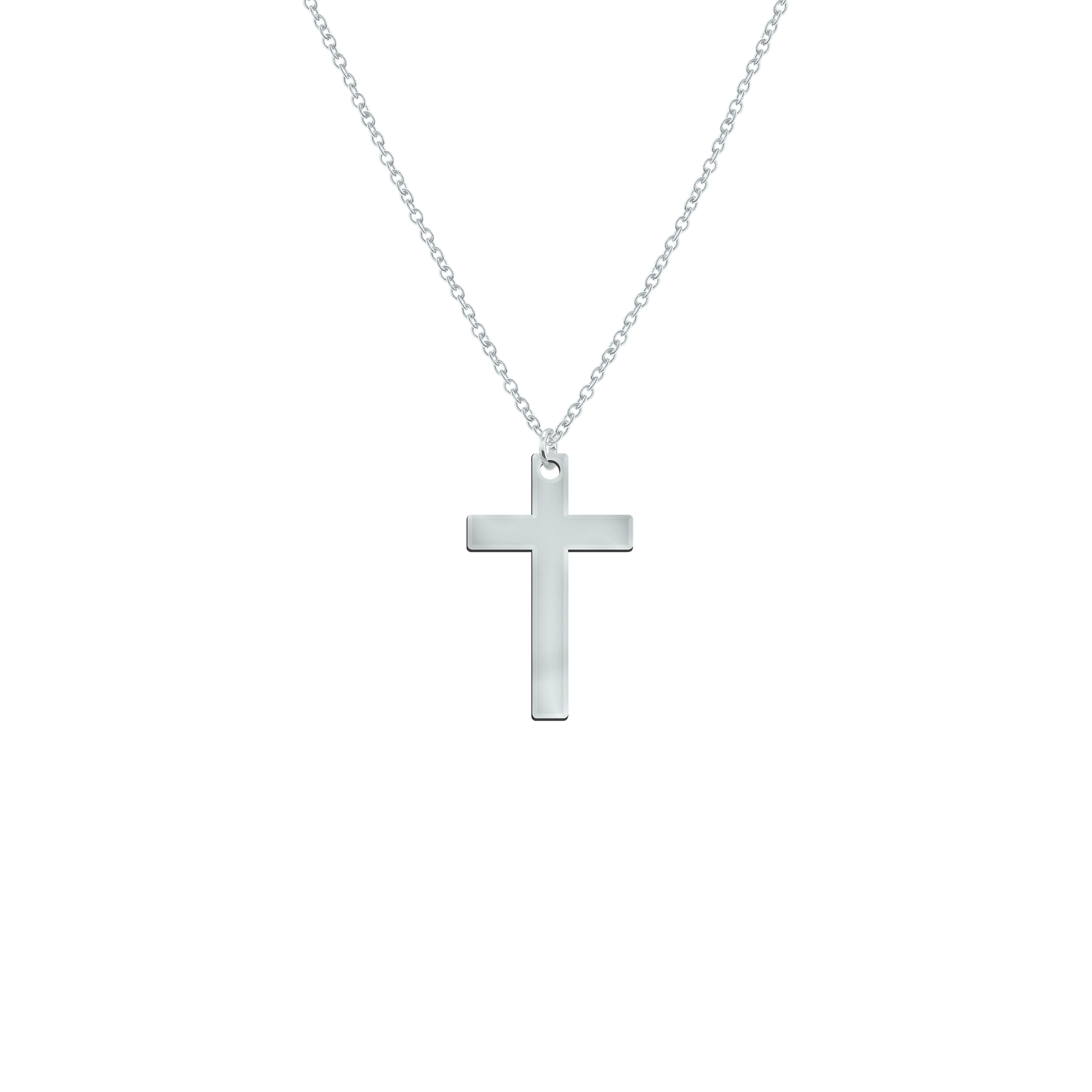 Silberkette mit Kreuz
