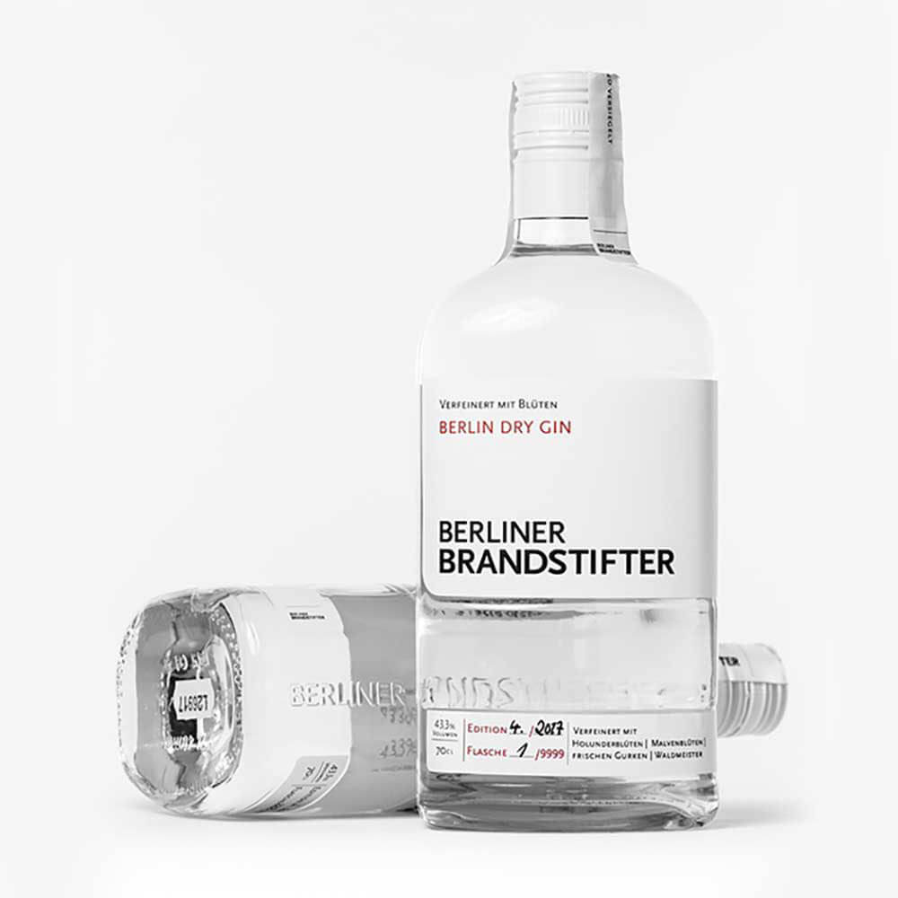 Dry Gin 0.7 l Rezeptbuch Set – Berliner Brandstifter