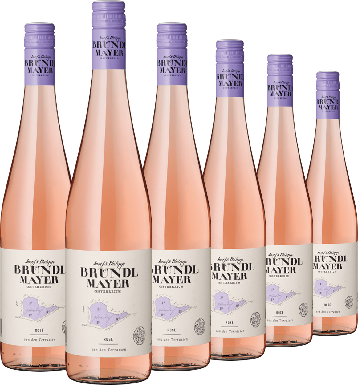 Weinpaket 6er Set Rosé | Von den Terassen