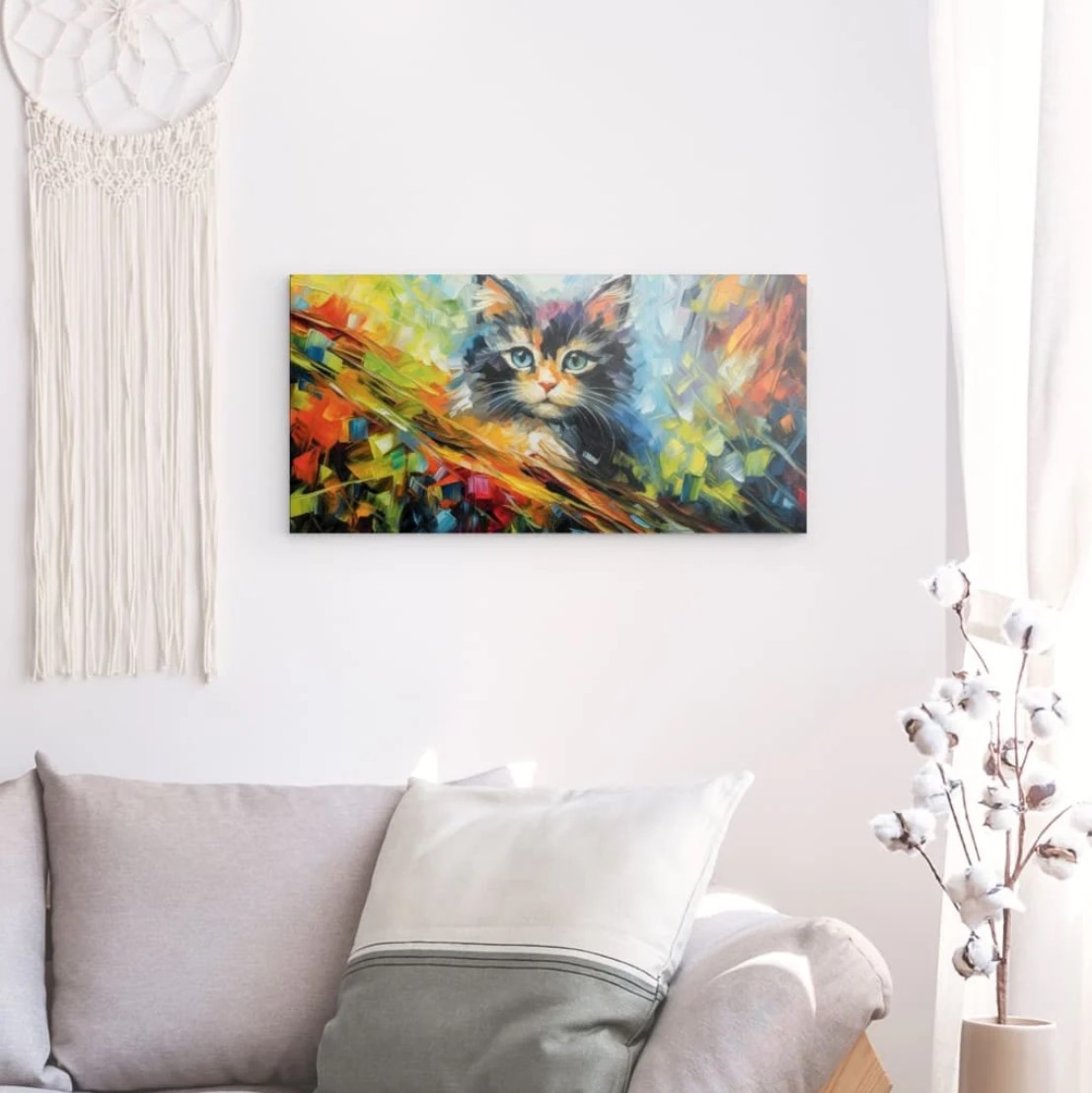 Wandbild - Cat`s delight