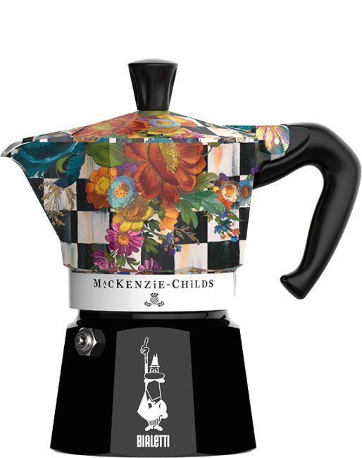 MacKenzie Childs Espressokocher Moka Express 3 Tassen