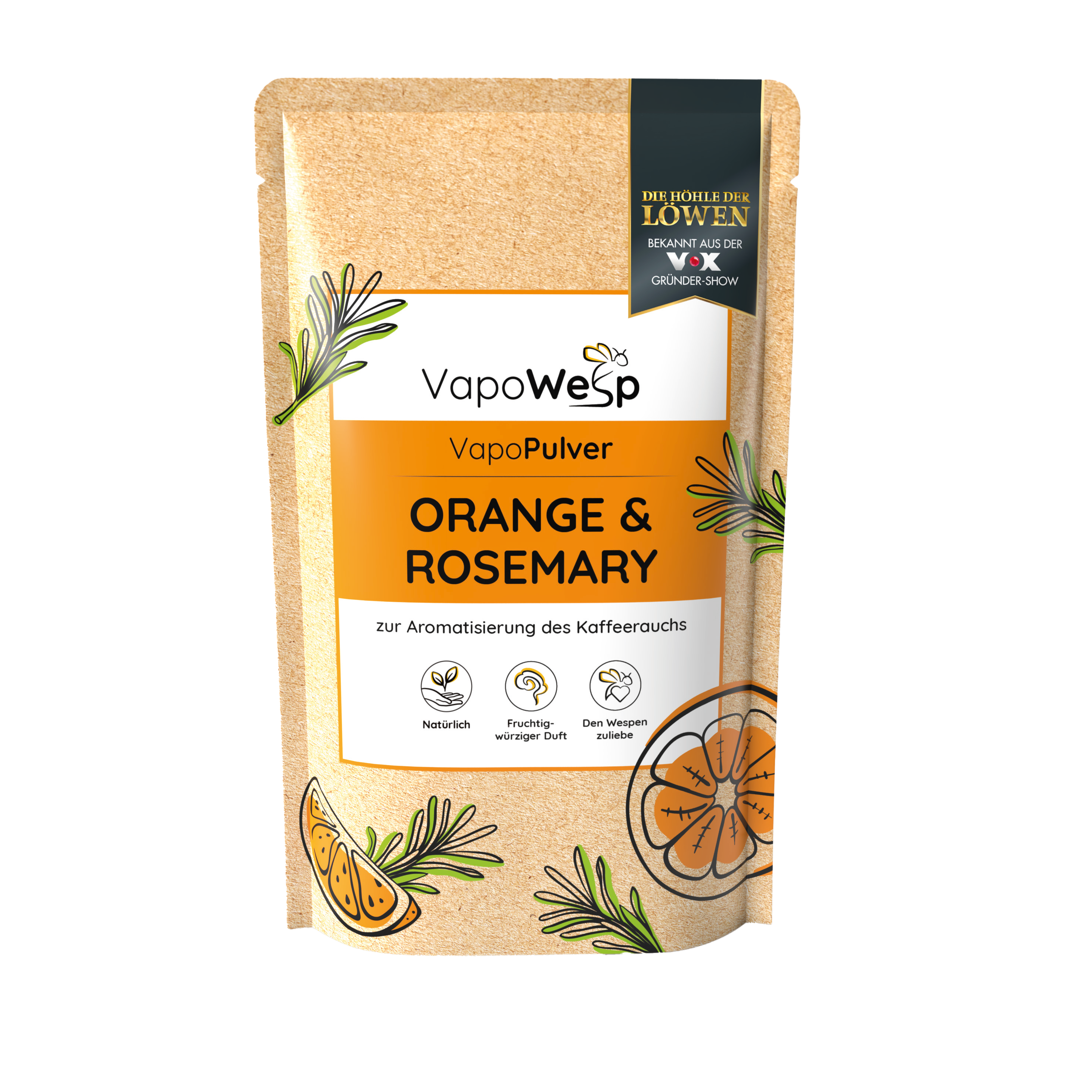 VapoPulver Orange & Rosemary 100g