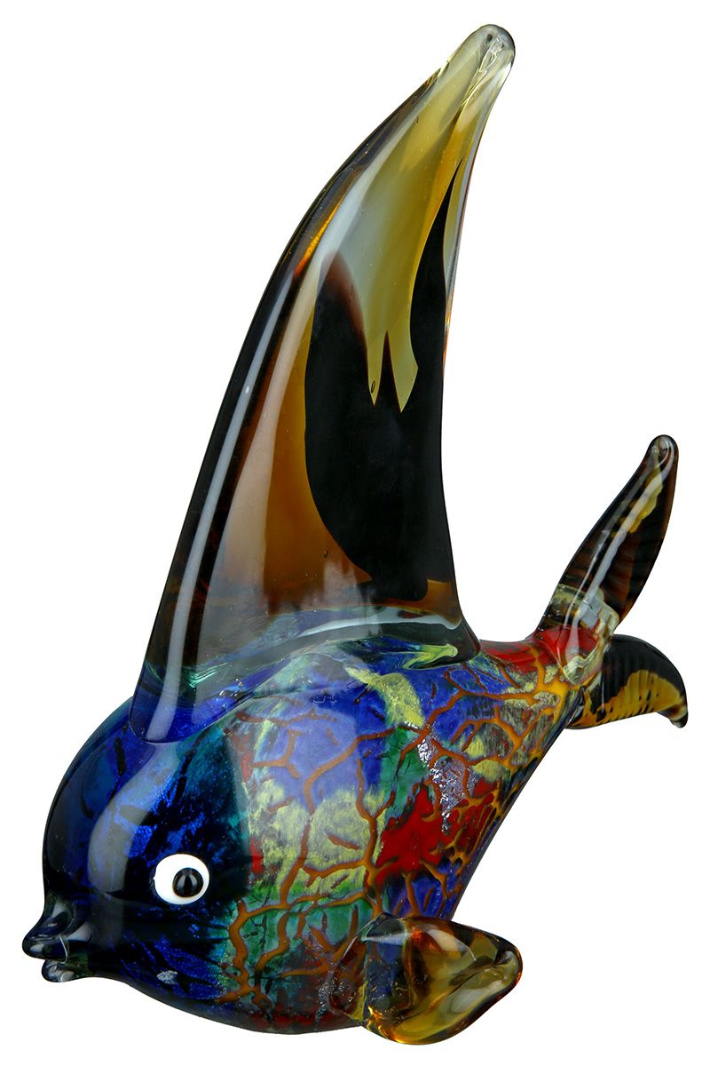 Glasskulptur Fisch Pondo (Höhe 27 cm)