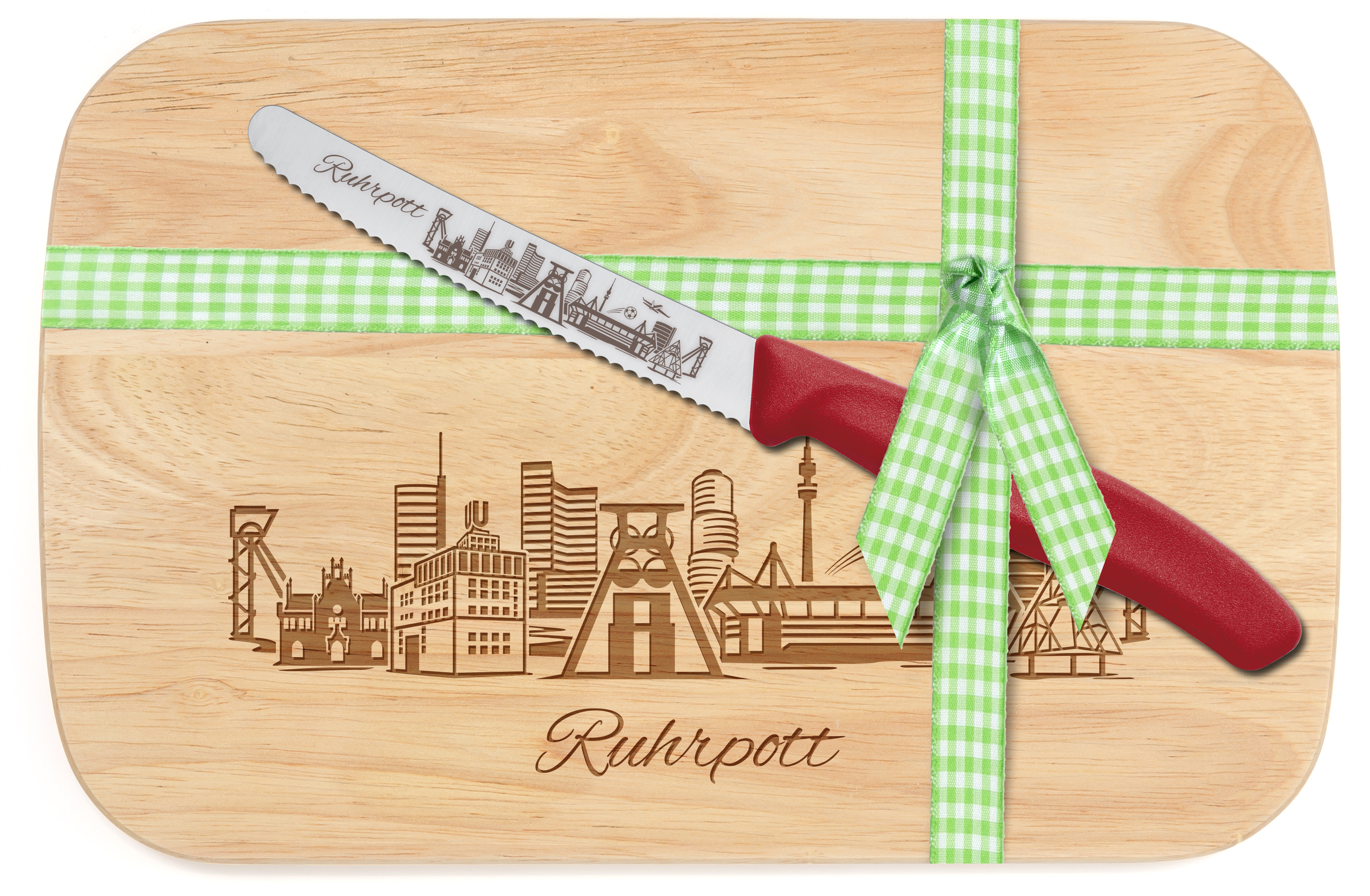 "Ruhrpott-Brotzeit" grosses 2tlg.-Set inkl. Brotzeitmesser