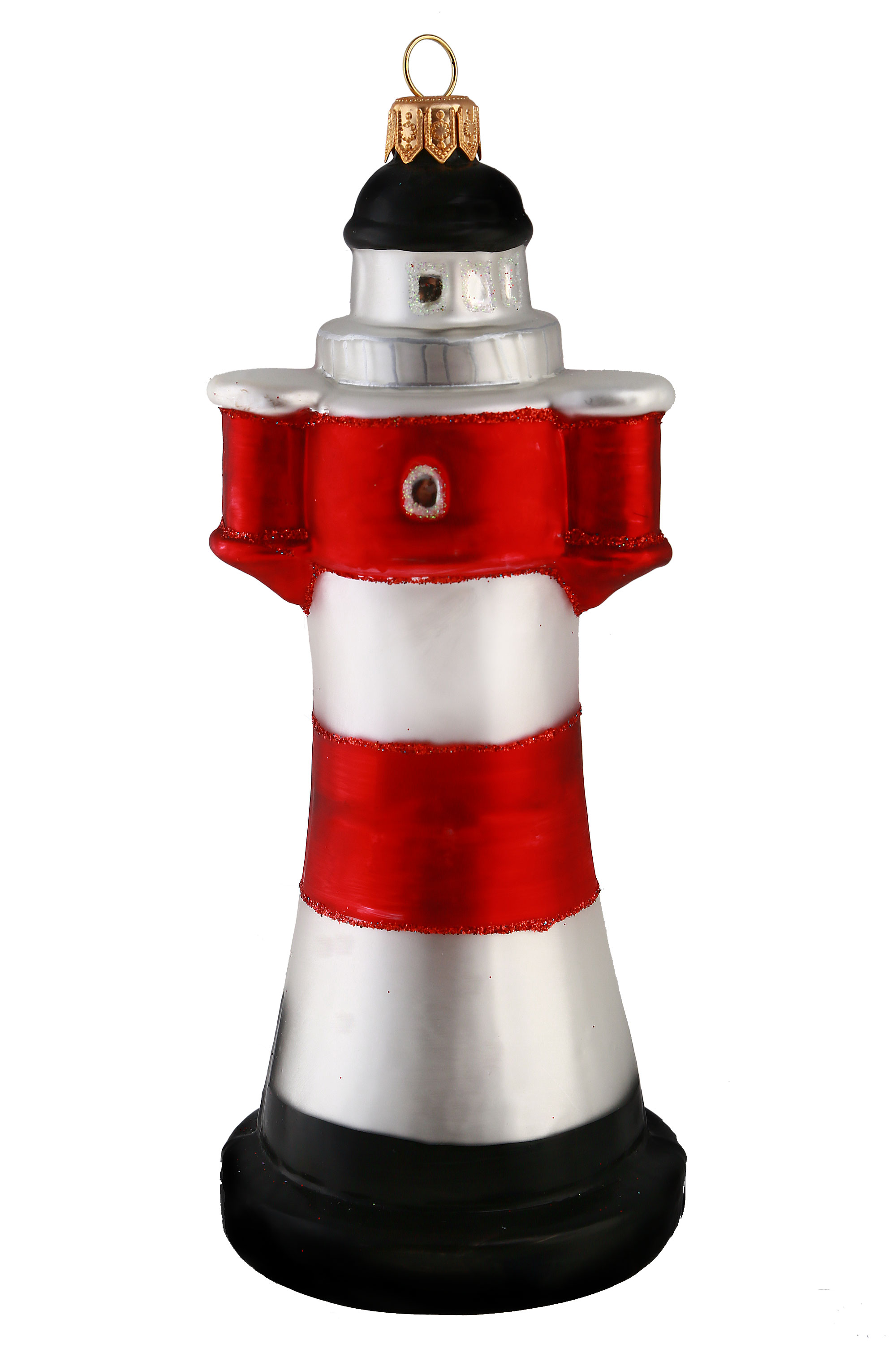 Weihnachtsbaumschmuck aus Glas – Leuchtturm Roter Sand