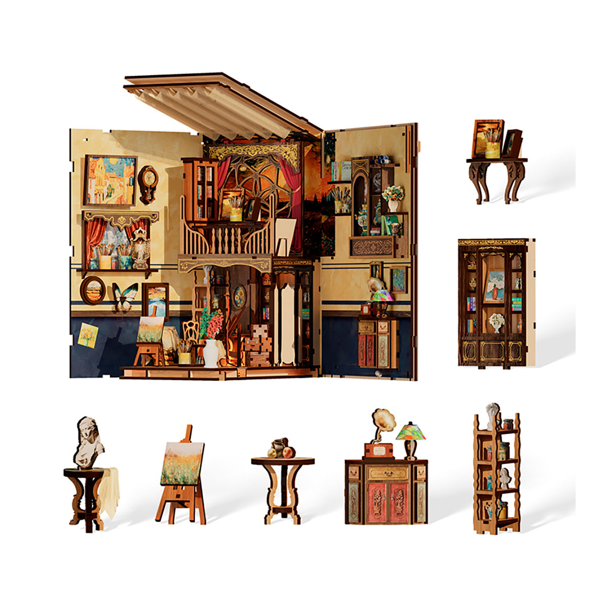Puzzle mit Diorama - Van Gogh