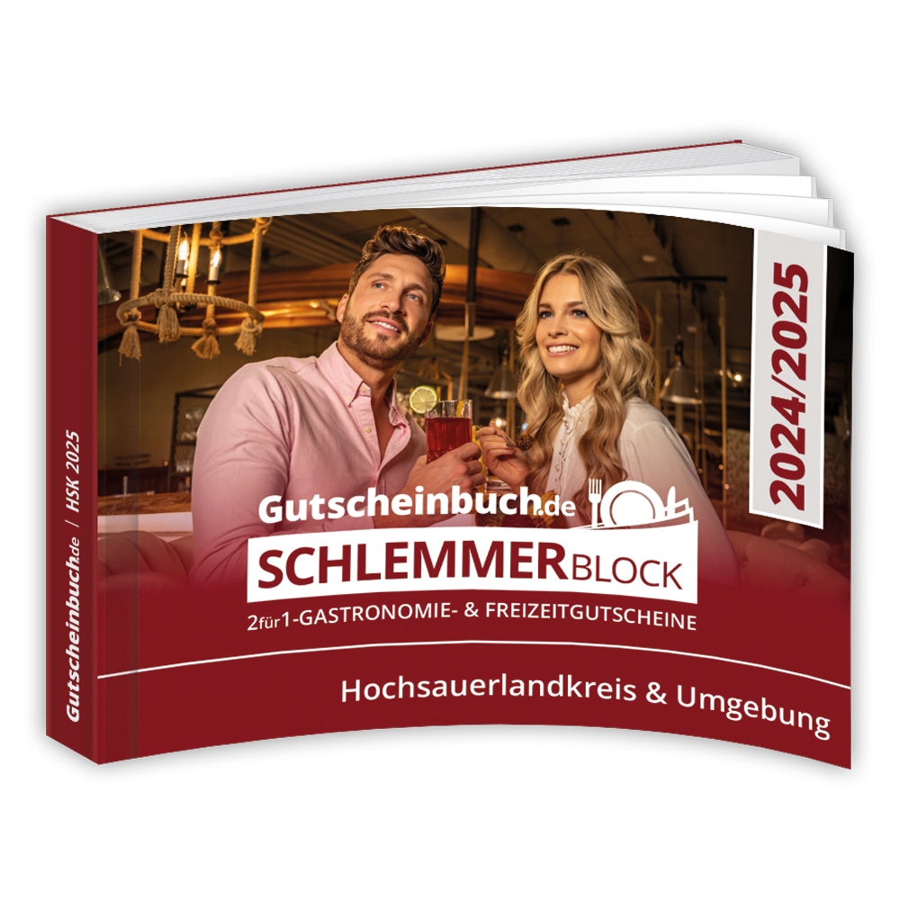 Gutscheinbuch.de Schlemmerblock Hochsauerlandkreis & Umgebung 2024/2025