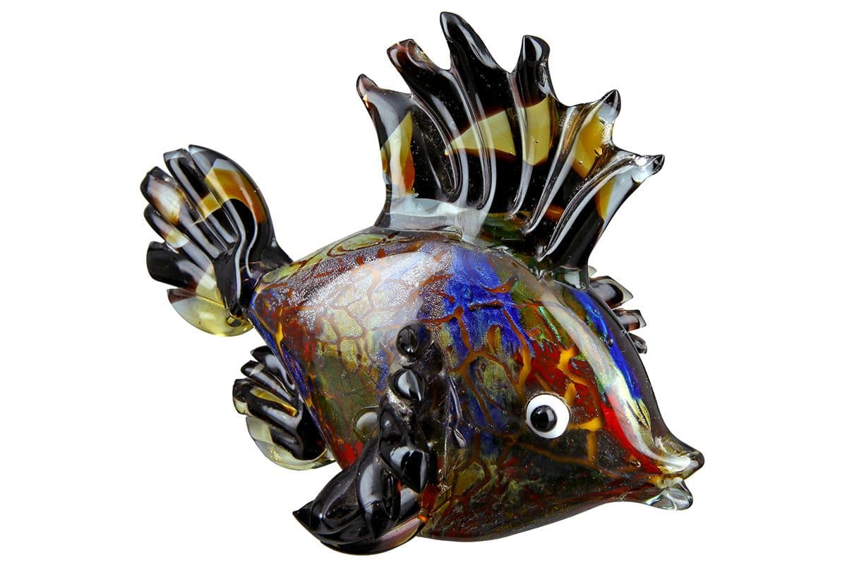 Glasskulptur Fisch Pondo (Höhe 17 cm)