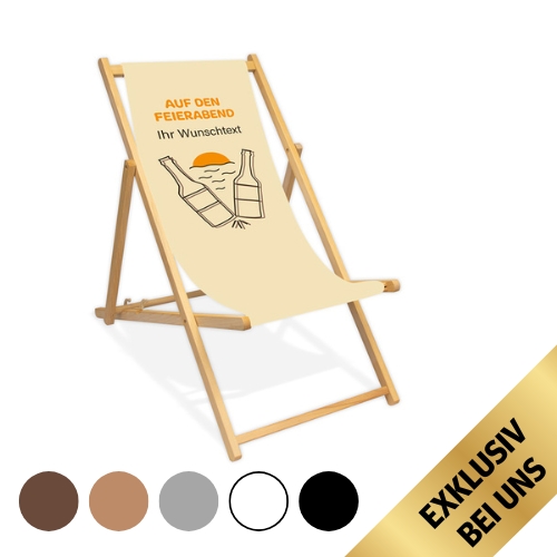 Liegestuhl | personalisierbar - FEIERABEND Bier