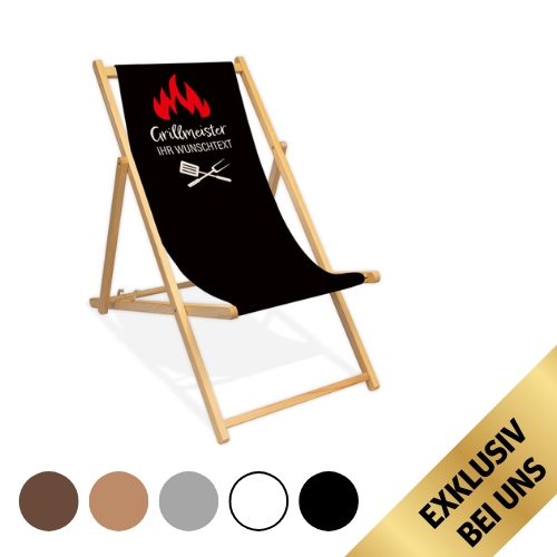 Liegestuhl | personalisierbar - GRILLMEISTER