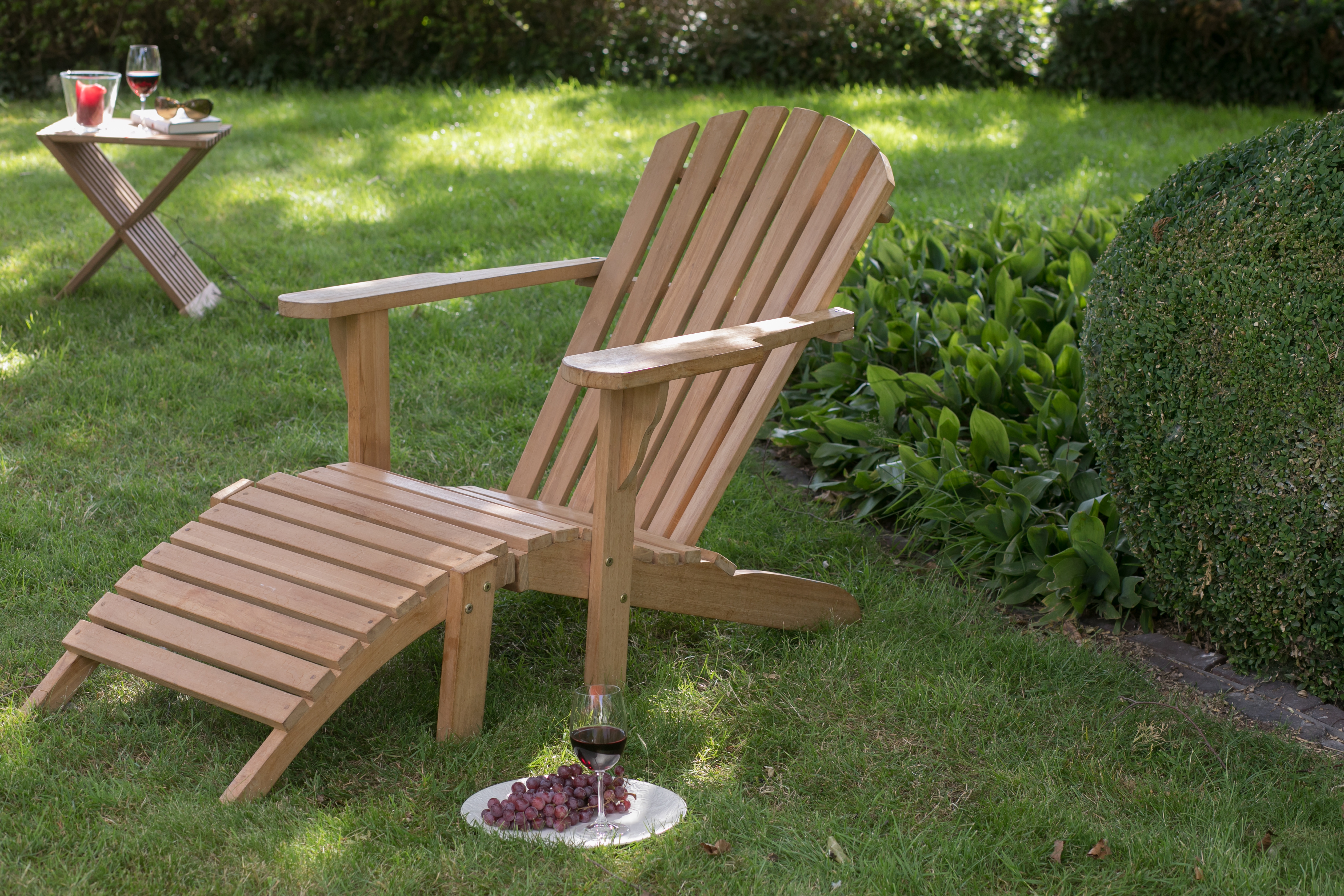 Gartenliege aus Teakholz Adirondack