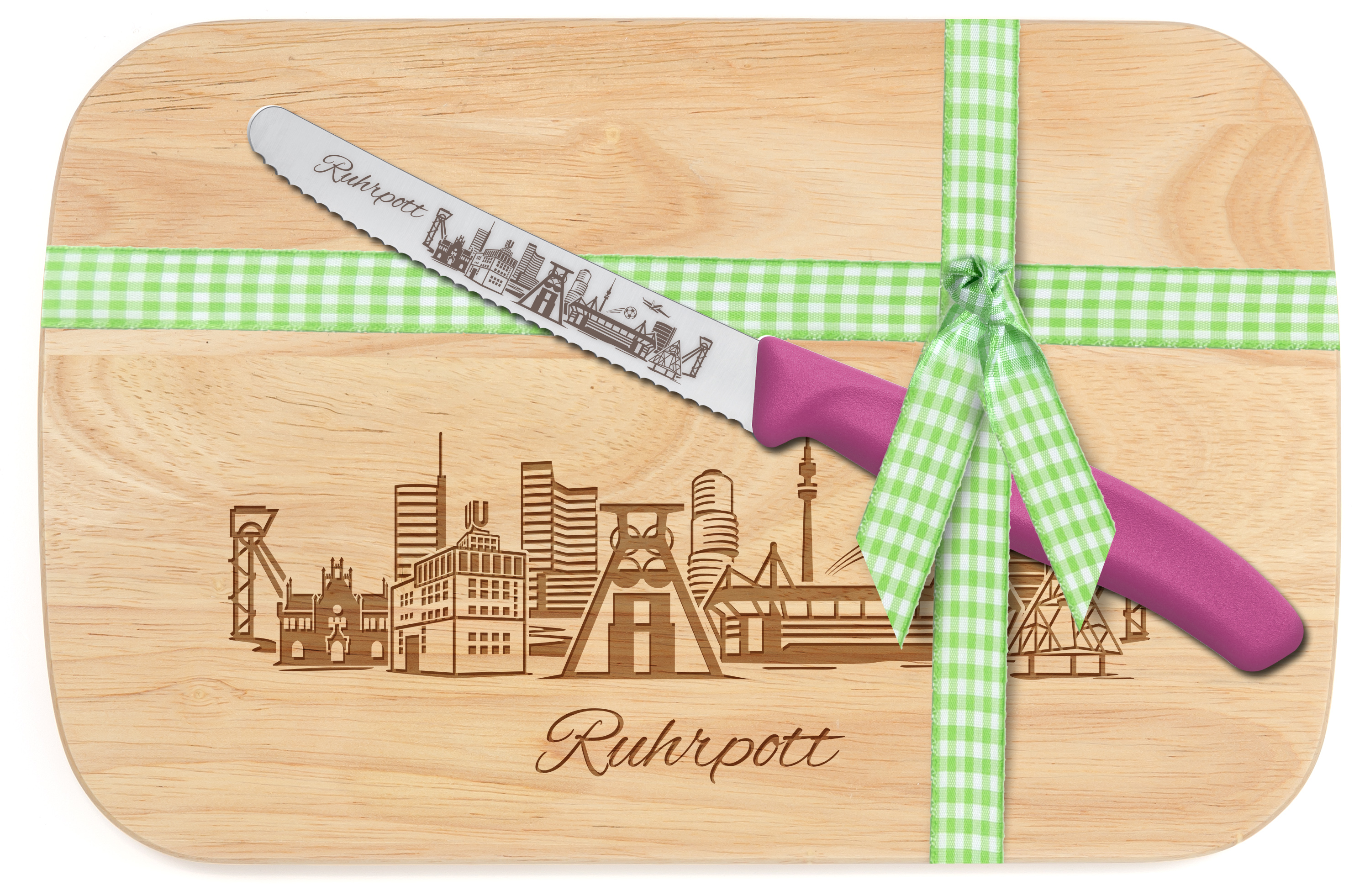 "Ruhrpott-Brotzeit" grosses 2tlg.-Set inkl. Brotzeitmesser