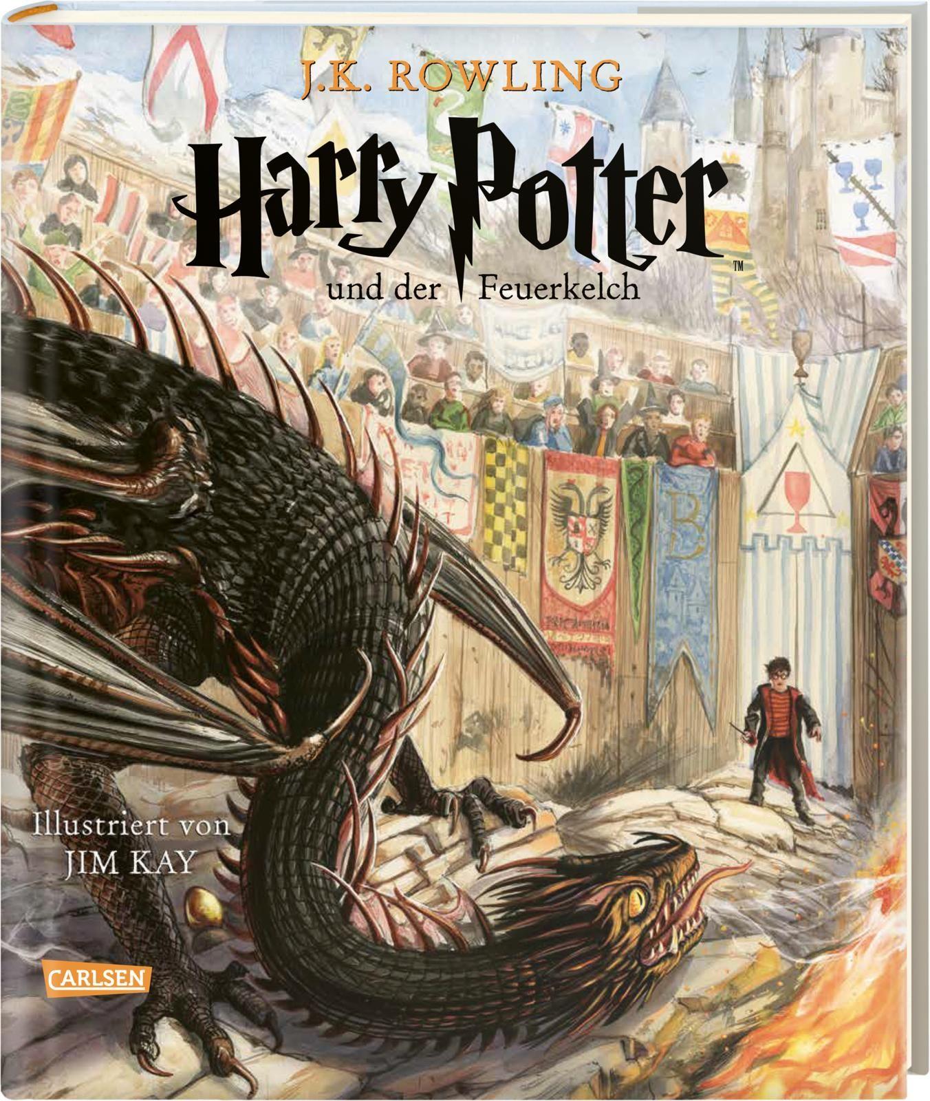 Harry Potter und der Feuerkelch (farbig illustrierte Schmuckausgabe) (Harry Potter 4) Illustrierte Ausgabe