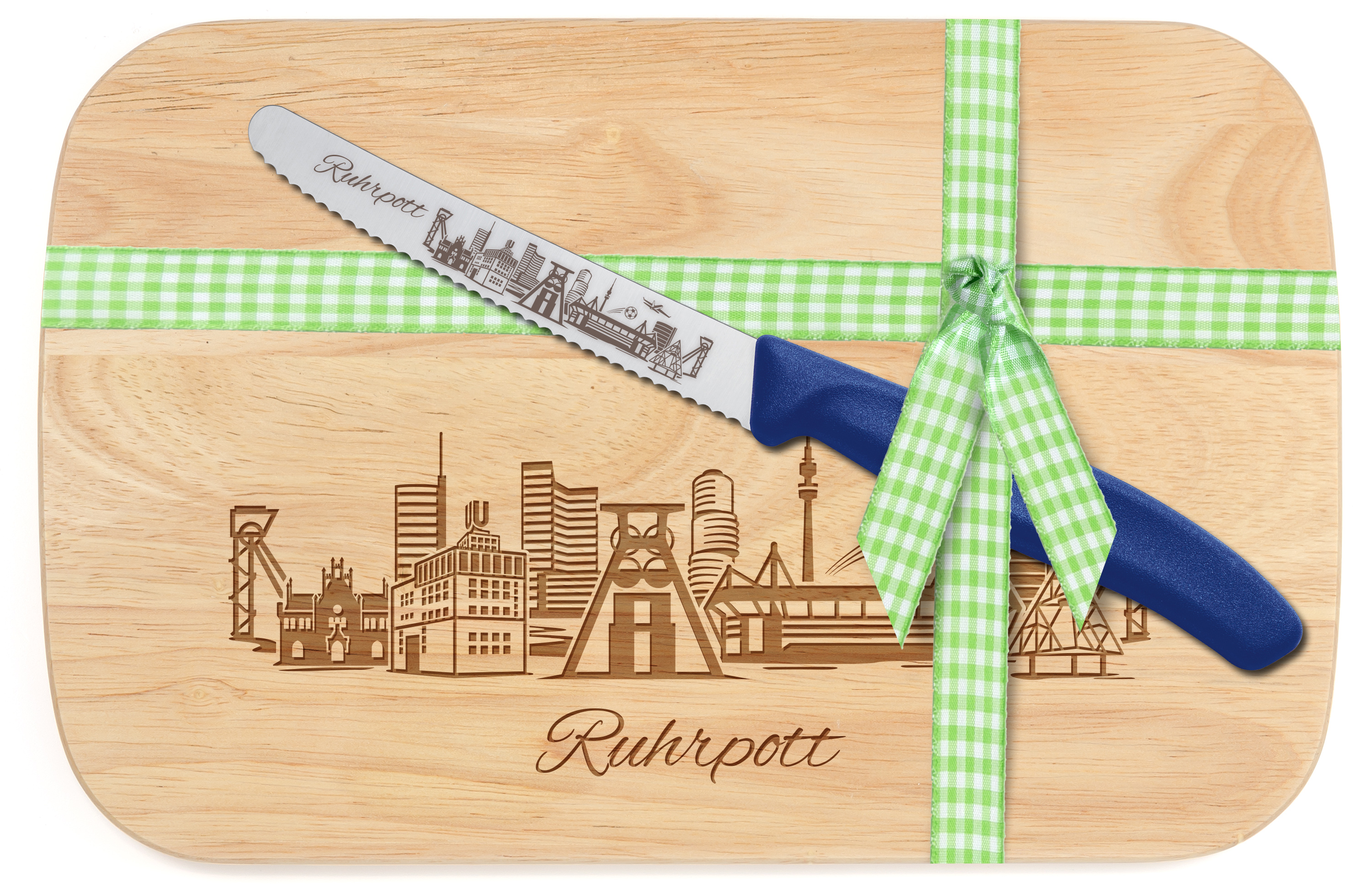 "Ruhrpott-Brotzeit" grosses 2tlg.-Set inkl. Brotzeitmesser