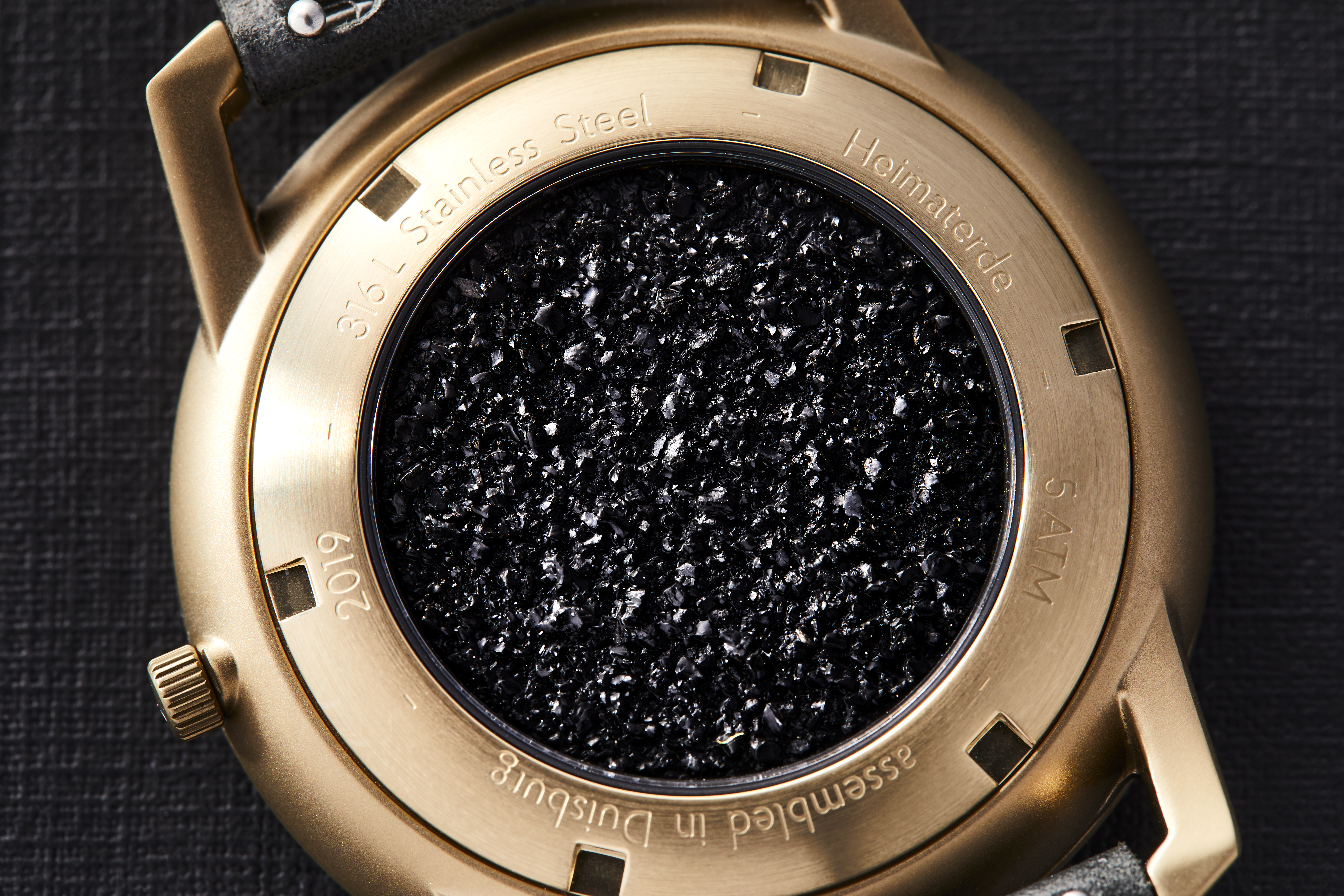 Armbanduhr POTTWATCH – Heimaterde gold