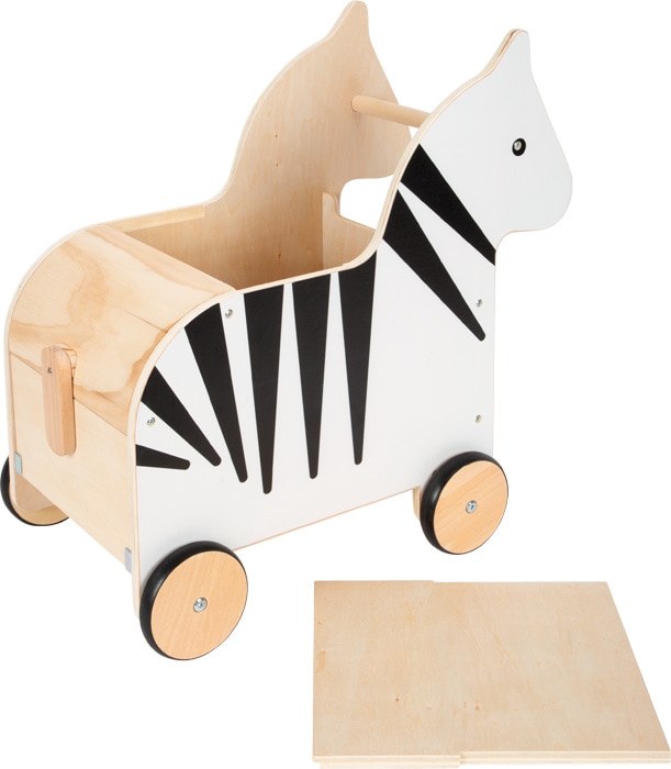 Spielzeugkiste mit Rollen Zebra Wildlife