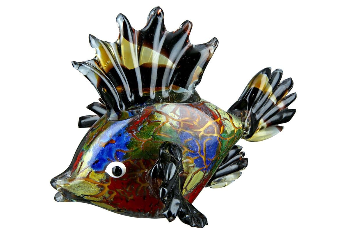 Glasskulptur Fisch Pondo (Höhe 17 cm)