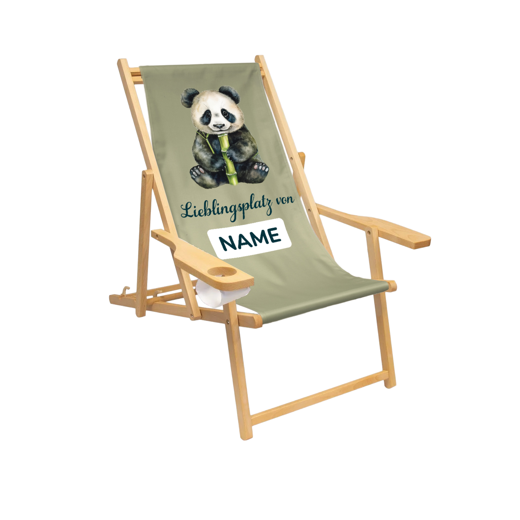 Liegestuhl | personalisierbar - Panda