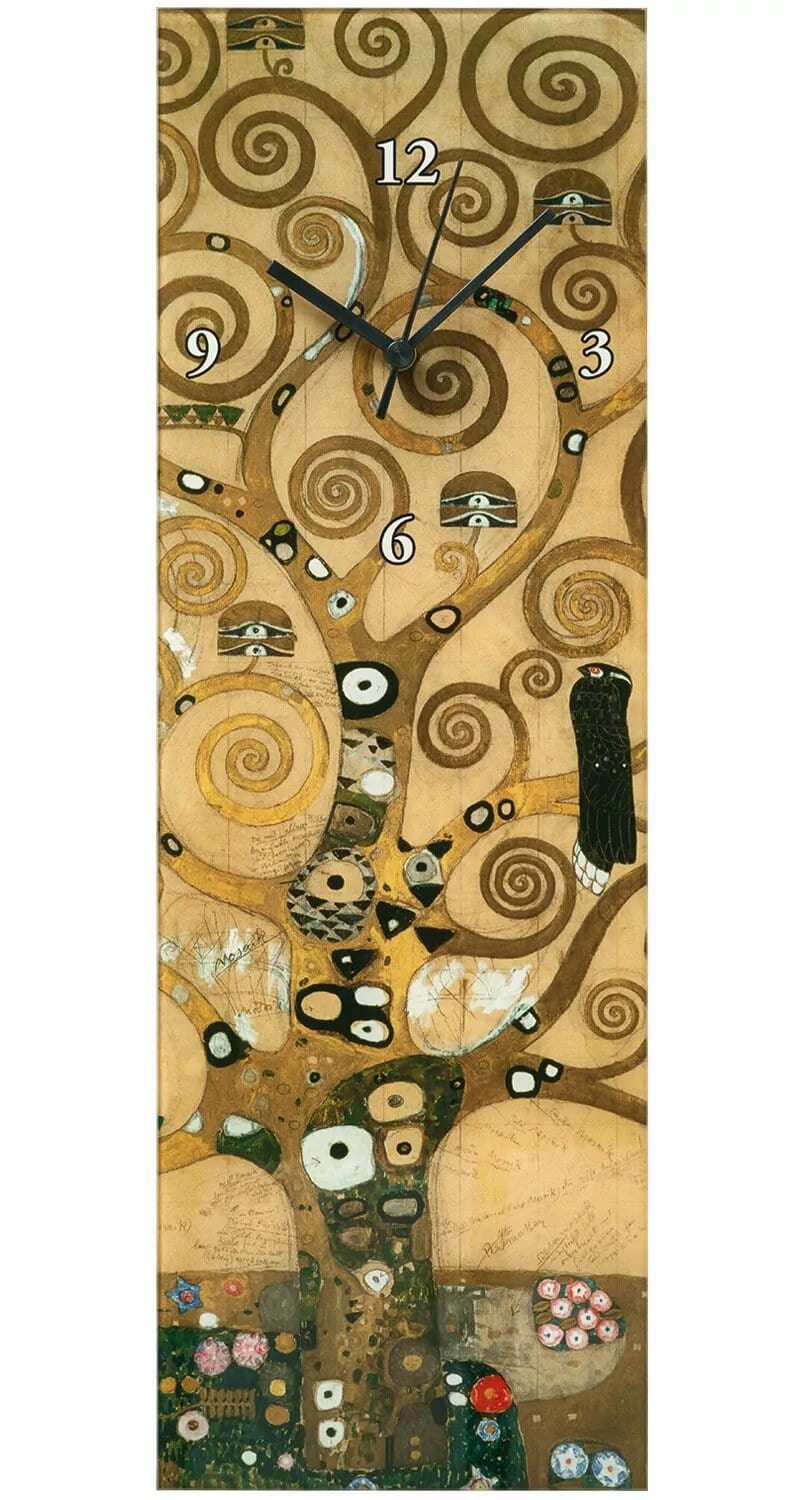 Wanduhr "Lebensbaum" – Gustav Klimt