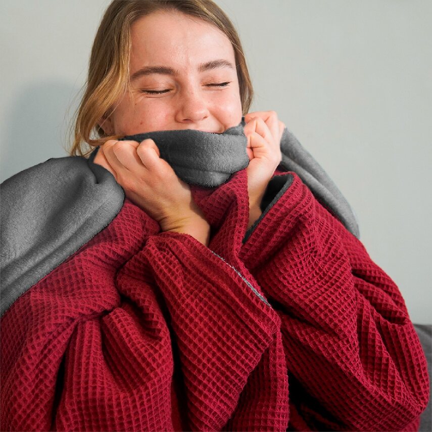 Kuscheldecke mit Ärmeln